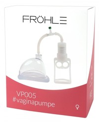 Fröhle: VP005 Vagina-Pumpe Solo Extreme, glasklar
